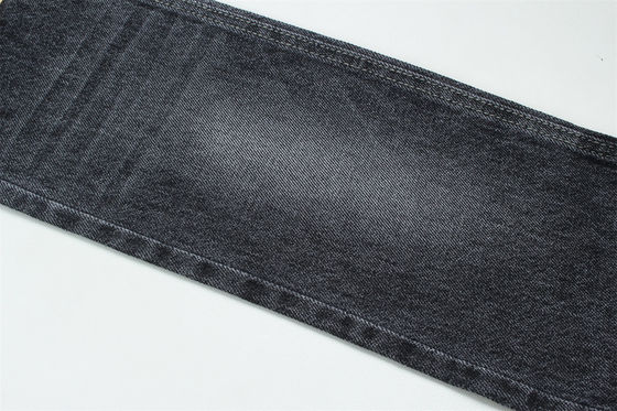100% Baumwolle 12 Einmal Jungfräuliche Baumwolle Starrer Denim Stoff Für Jeans Dunkel schwarz