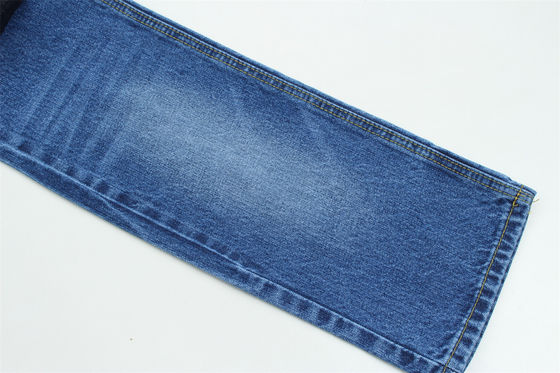 12,5 oz fester Denim-Stoff mit Kettfaden-Noppen für Markenjeans, 100 % Baumwolle, superdunkelblau