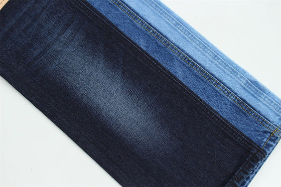 12,5 oz fester Denim-Stoff mit Kettfaden-Noppen für Markenjeans, 100 % Baumwolle, superdunkelblau