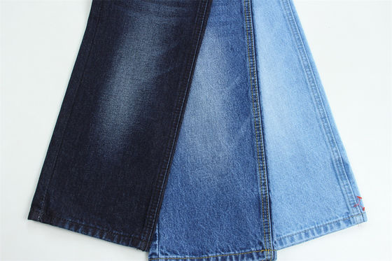 12,5 oz fester Denim-Stoff mit Kettfaden-Noppen für Markenjeans, 100 % Baumwolle, superdunkelblau