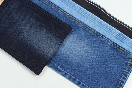12,5 oz fester Denim-Stoff mit Kettfaden-Noppen für Markenjeans, 100 % Baumwolle, superdunkelblau