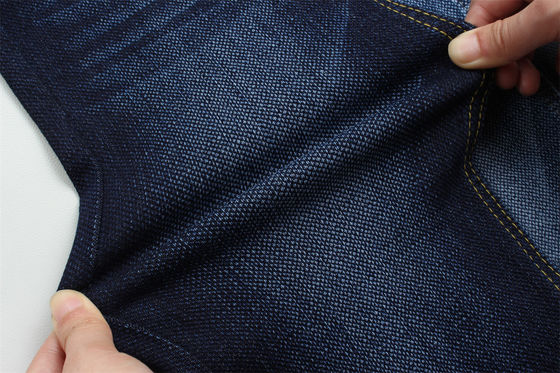 Hochdehnbarer Jacquard-Denim-Stoff mit Full-Lycra-Dobby für Jeans, Breite 58/59"