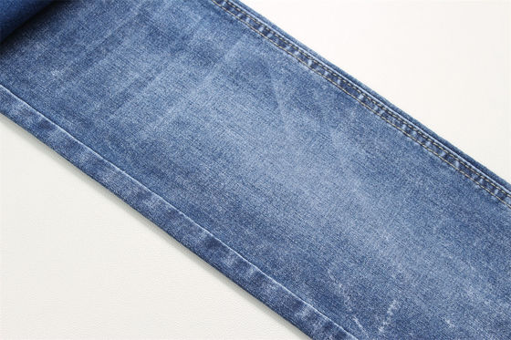 Dunkelblauer Stock Voll Lycra Denim Stoff für Lady Jeans verwendet Röcke