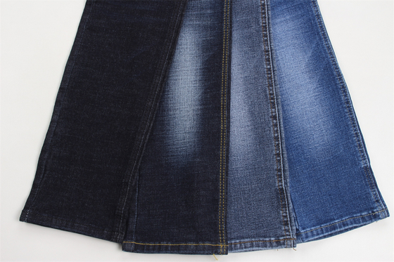 10 Unzen Crosshatch Slub Cross Slub Super High Stretch Denim Stoff für Herrenjeans oder Damenjeans im südamerikanischen Stil