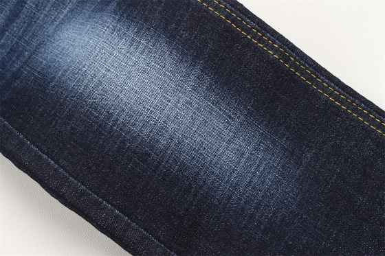 10 Unzen Crosshatch Slub Cross Slub Super High Stretch Denim Stoff für Herrenjeans oder Damenjeans im südamerikanischen Stil