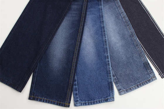 10 oz Super Blue Denim Stoff Steif 100% Baumwolle Für Stil Jeans Junge Freund Stil Weich Handfeel Frauen Jeans Sommer