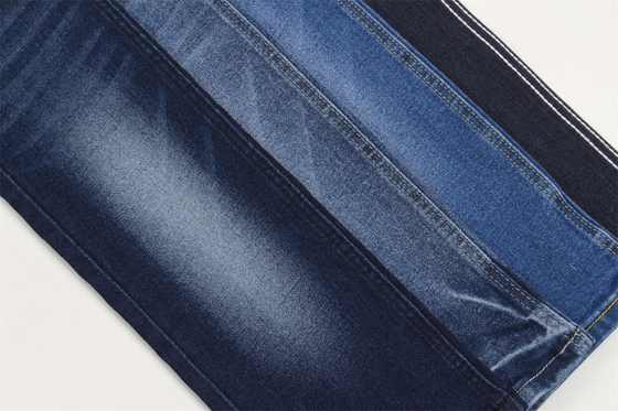10,5 oz Stretch-Denim-Gewebe 66 % Baumwolle 32,5 % Polyester 1,5 % Elasthan