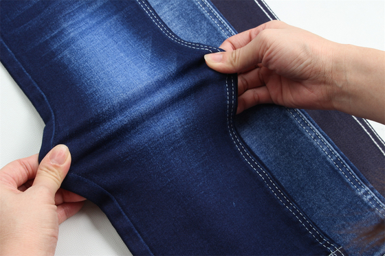 11.5 Oz Super Stretch Satin Denim Stoff für Frauen Jeans