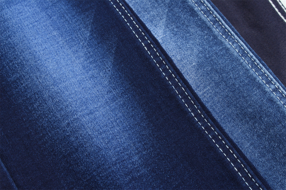 11.5 Oz Super Stretch Satin Denim Stoff für Frauen Jeans