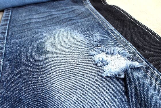 100% Baumwolle Super Dunkelblauer, steifer Denim-Stoff für Jeans