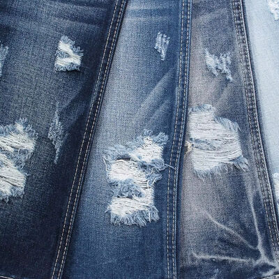 11.5 Once Non-Spandex Cotton Denim Stoff 70'' Breite Super Dunkelblauer Jeans Stoff