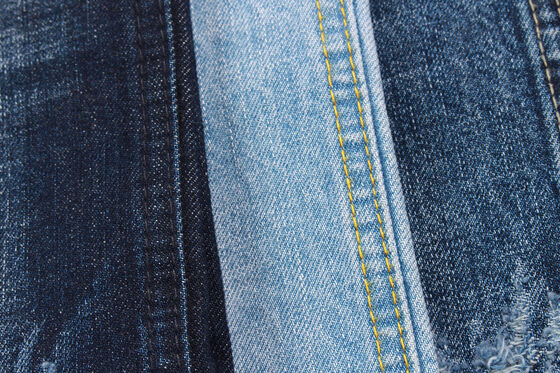 12oz 100% Baumwolle Jeans Cross Hatch Slub Sanforizing Jeans Stoff