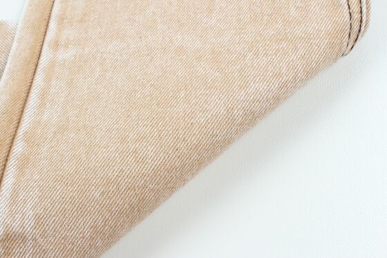 Heißer Verkauf Khaki 100% reine schwere 13,5 oz Baumwoll-Denim