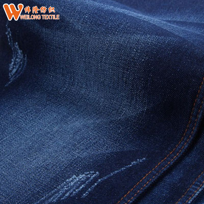 Einheitliches Schwergewicht 14oz dehnen Denim Jean Material Environmentally Friendly aus