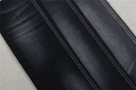 Komfort-Unternehmen 9.5oz Eco bereitete Polyausdehnungs-Denim-materielles schwarzes Denim-Gewebe auf