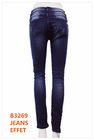 Jeans-Stretchable Satin-Denim-Gewebe 69%Cotton 8.5oz für Frauen-Kinder
