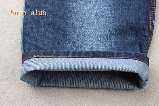 Denim-Gewebe der Baumwolle12.1oz 100 keine Ausdehnung mit Kreuzschraffieren-Vorgespinst Siro Yarn