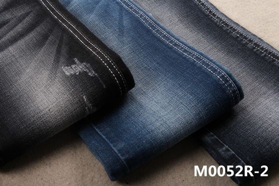 Polyester 3 Rht 10.5oz 82 Baumwolle13 Spandex-blaues Baumwoll-Polyester Spandex-Denim-Gewebe