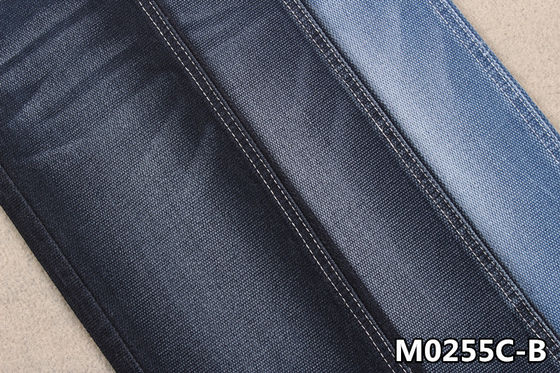 Tela de mezclilla cruda de poliéster elástico 70 algodón 27 de 9 onzas para mujer (Tela von mezclilla rohem Polyester aus elastischem 70 Baumwolle)