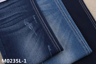 Polyester 2 der Frauen-339gsm der Jeans-65 der Baumwolle33 Spandex-Fleck-Denim-Gewebe Rolls