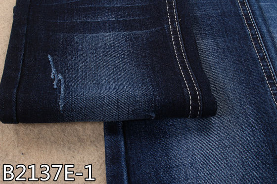 Vorgespinst-Denim-Twill-Gewebe der Verzerrungs-10.8oz