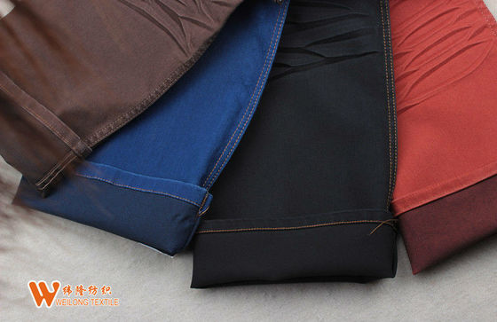 9,4 Unze-Jeans dehnen Satin-Denim-Gewebe aus