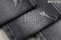 Twill-Baumwoll-Polyester Spandex-Denim-Gewebe-Schwefel schwarz mit dem Sanforisieren des Vollendens