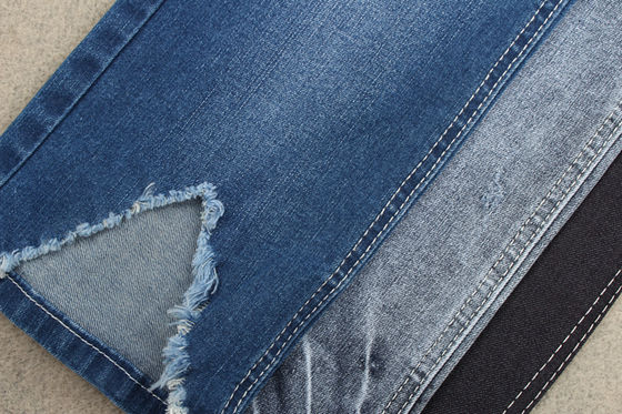 Indigo-Blue Jeans-Denim-Gewebe-Baumwollepolyspandex für Kleiderfabrik