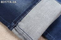 Das 9,5 Unzen-dehnen gefälschte strickende Denim-Twill-Gewebe-Doppelschichten Jeans-Material aus