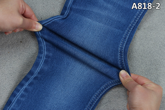 4/1 Satin-Denim-Gewebe-weiches Rüttler-Blau + schwarze Rückseite für die Jeans der Kinder
