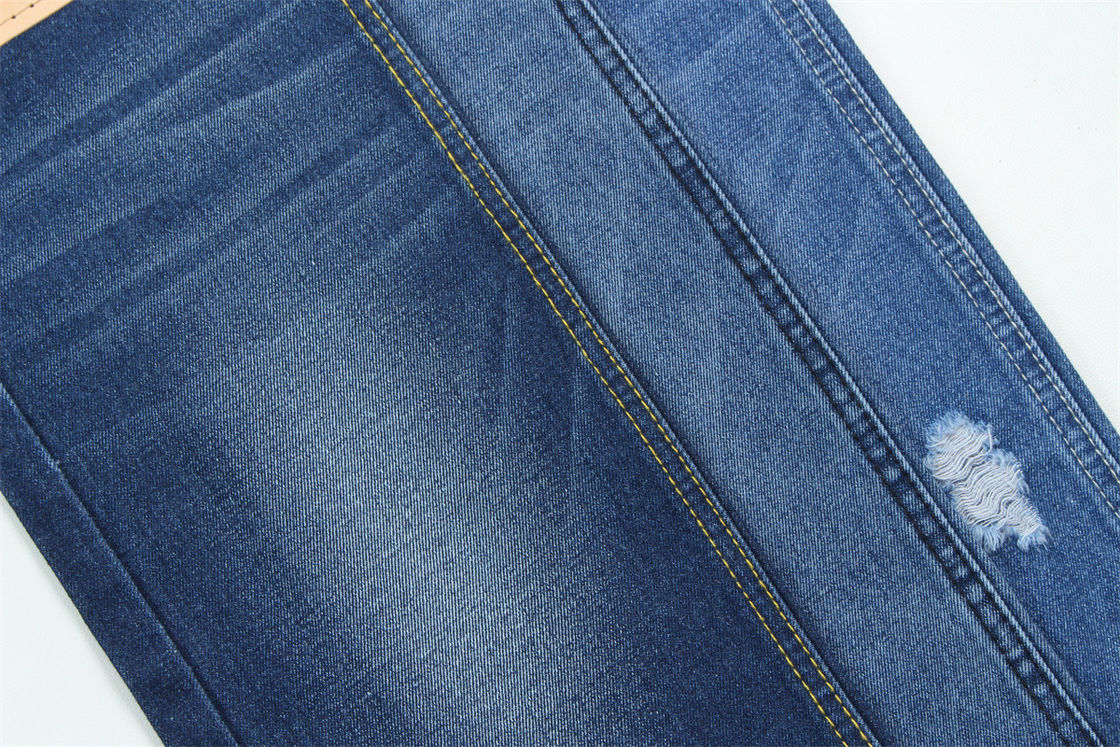 10oz Denim Stoff Steif 100% C Für Marken Stil Jeans Junge Freund Stil Weich Handgefühl Super Dunkelblau Farbe