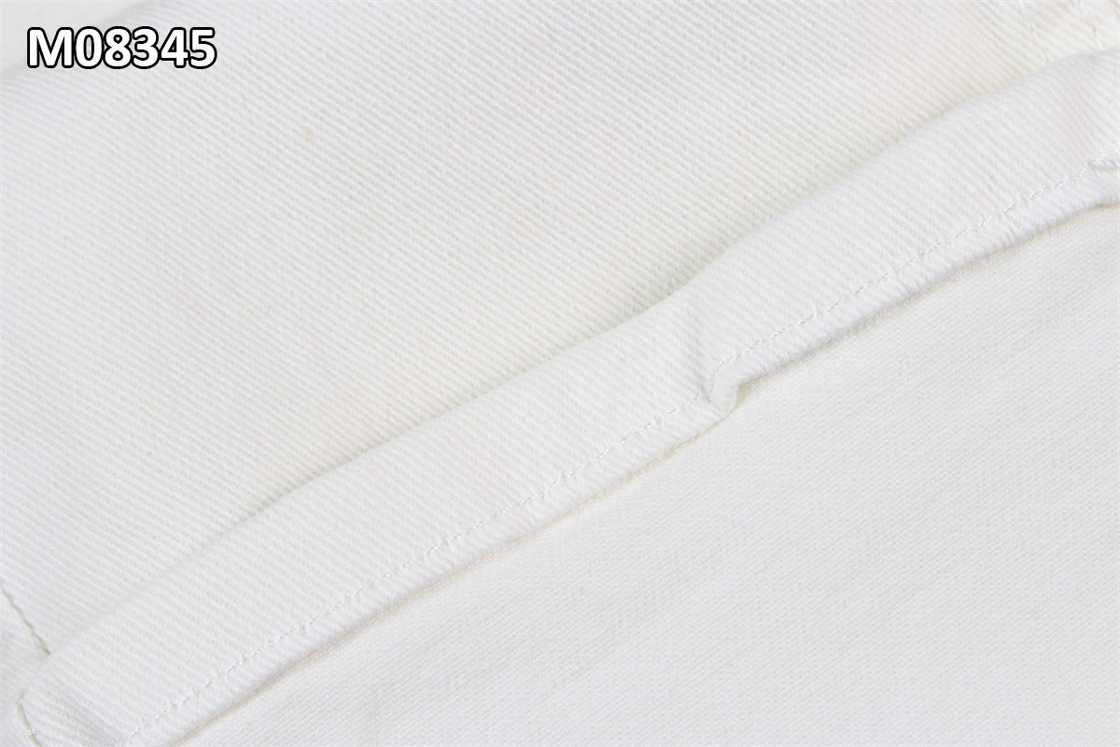 9.7OZ Vorbereiten zum Färben Weißes Denimgewebe RFD Jeans Gewebe Fro Bekleidung Färben