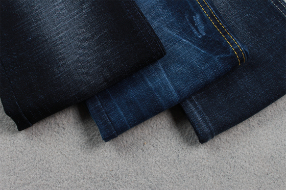 11oz Blue Backside Denim Fabric With Crosshatch Slub For Man Jeans, Brand Quality Blue Black Color