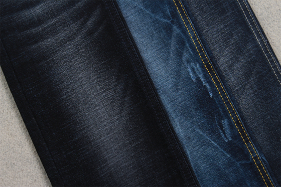 11oz Blue Backside Denim Fabric With Crosshatch Slub For Man Jeans, Brand Quality Blue Black Color