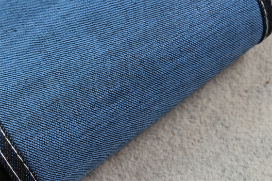 11oz Blue Backside Denim Fabric With Crosshatch Slub For Man Jeans, Brand Quality Blue Black Color