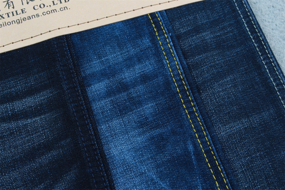 11oz Blue Backside Denim Fabric With Crosshatch Slub For Man Jeans, Brand Quality Blue Black Color