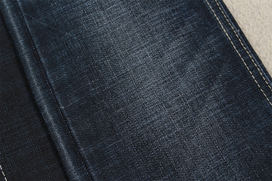 11oz Blue Backside Denim Fabric With Crosshatch Slub For Man Jeans, Brand Quality Blue Black Color