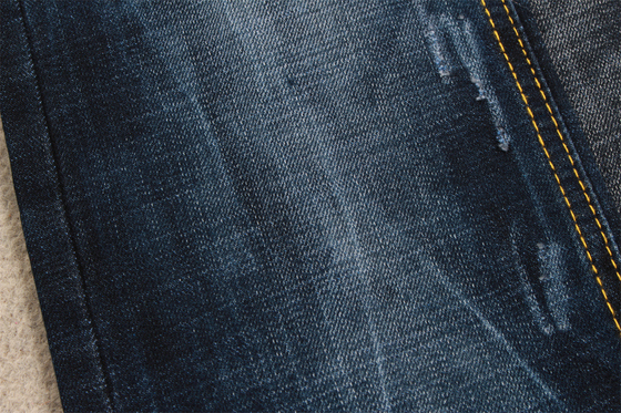11oz Blue Backside Denim Fabric With Crosshatch Slub For Man Jeans, Brand Quality Blue Black Color