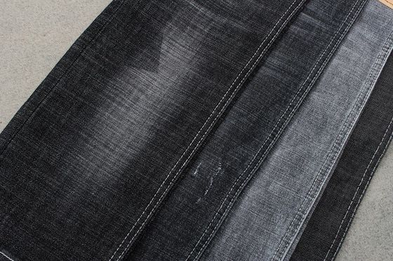 Gray 12.5 OZ Stretchable Heavyweight Denim Fabric For Men Pants
