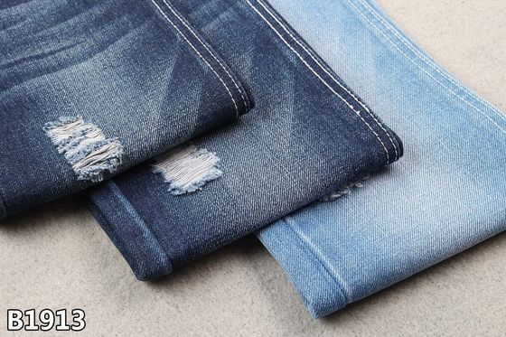 TC 87/13 Heavy Weight Cotton Polyester Denim Fabric 13.5 Oz For Uniform