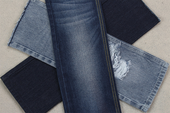 12.5 Once 190 cm 100% Cotton Super Indigo Blue Denim Jeans Fabric