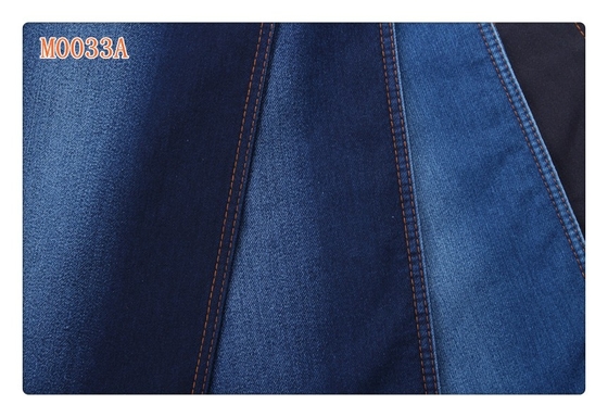 Dunkelblaue Vorgespinst-Twill-Baumwoll-Polyester-Fälschung strickte Denim-Gewebe