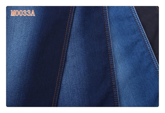 Guter Preis Dunkelblaue Vorgespinst-Twill-Baumwoll-Polyester-Fälschung strickte Denim-Gewebe Online