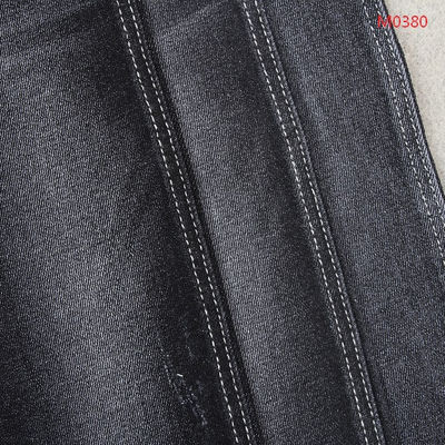 Guter Preis Schwarzer schwerer Baumwollespandex-hohes Ausdehnungs-Denim-Gewebe für Frauen Jean Pants Online