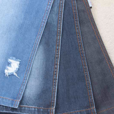 Indigo-Baumwollfranzösische Terry Knitted Denim Fabric For-Jeans 100%