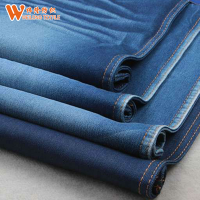 Spinnen Sie nicht Baumwoll-Polyester Spandex spinnen das gefärbte dunkelblaue Denim-Gewebe vor