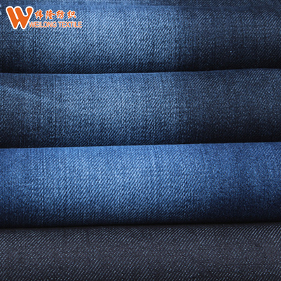 Dehnen Sie nicht Bambusvorgespinst-Jeans-Denim-Gewebe für Hemd-Kleid aus