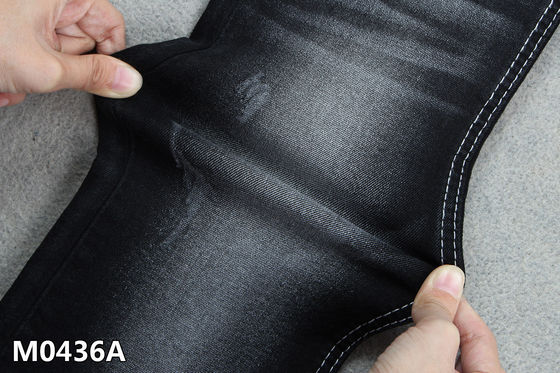 Guter Preis 10,4 Unze-Denim-Gewebe-schwarzer Farbe-2% hoher Spandex 3/1 Twill der rechten Hand Online