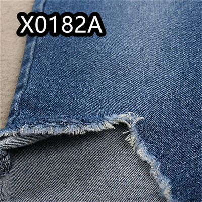 10Oz TR Baumwoll-Polyester-Spandex-Denimstoff, dunkelblauer Farbton
