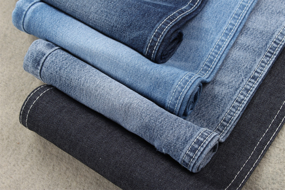 2/1 Rechte Hand 100 Baumwolle Denim Stoff für Hemd 7.5 Oz Dunkelblau 180cm Breite
